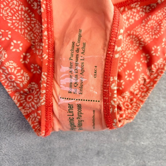 Robin Piccone Swimsuit 4 Isla Plunge One Piece Body Shaping Terracotta Tie NWOT - Picture 11 of 14